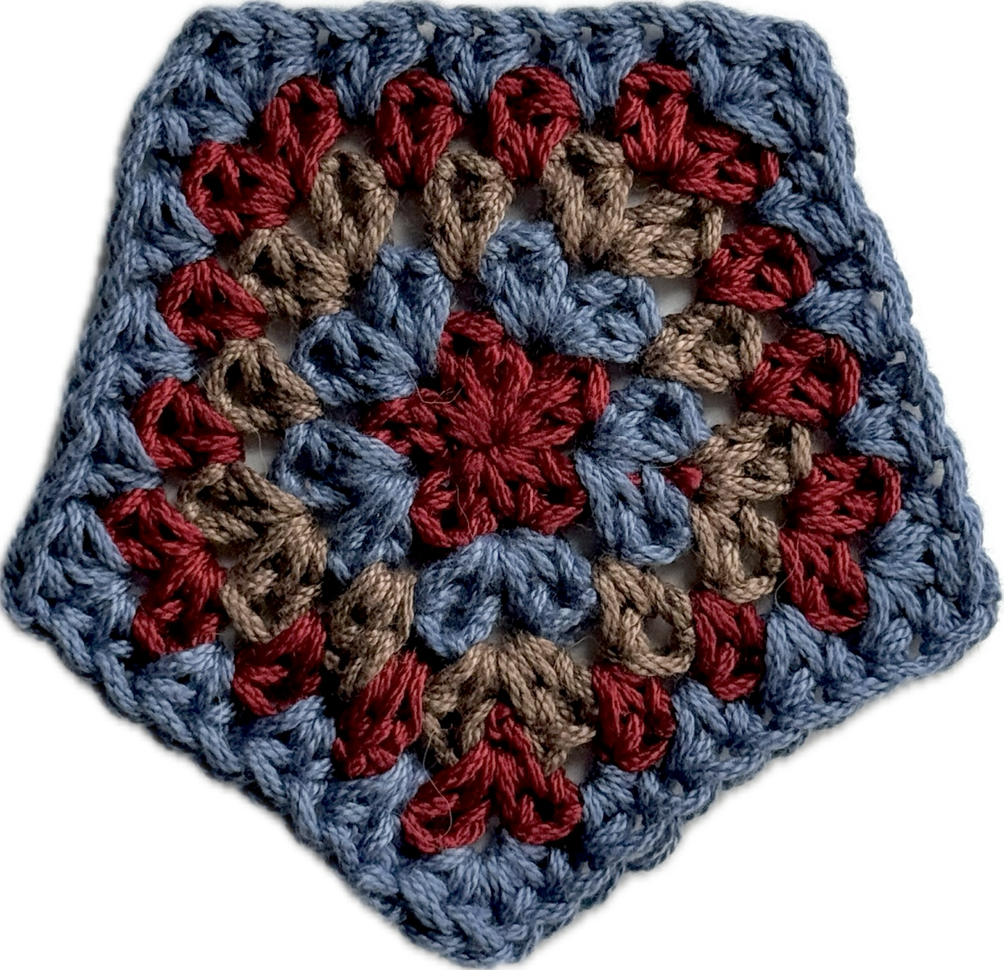 Lavender with 4 Granny Pentagons