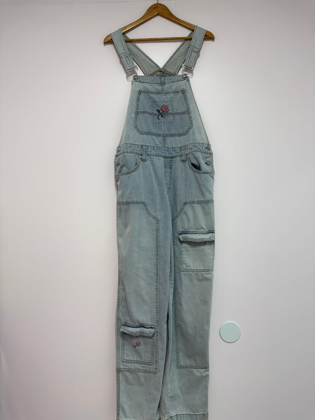 Cross-stitch overalls