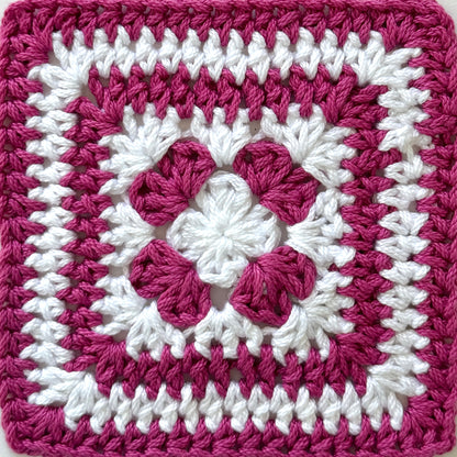 Pink with 4 granny squares