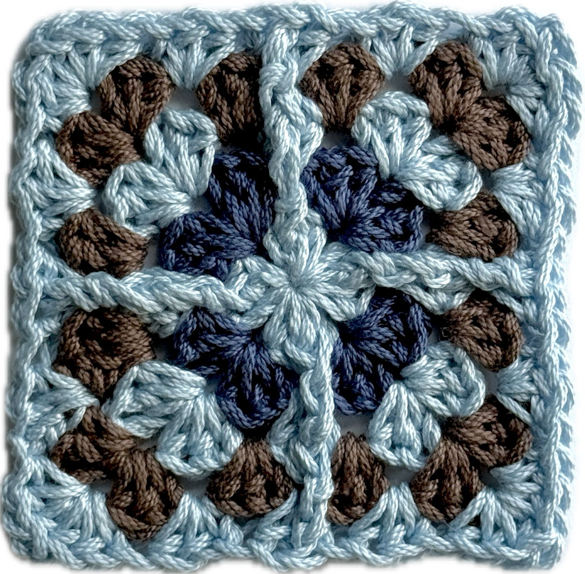 Teal with 2 Granny square