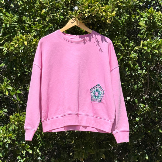 Pink with 2 Granny Pentagons