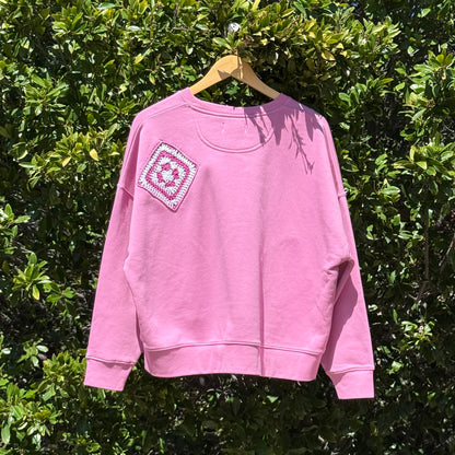 Pink with 4 granny squares