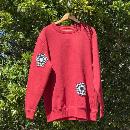 Red with 4 Granny Pentagons