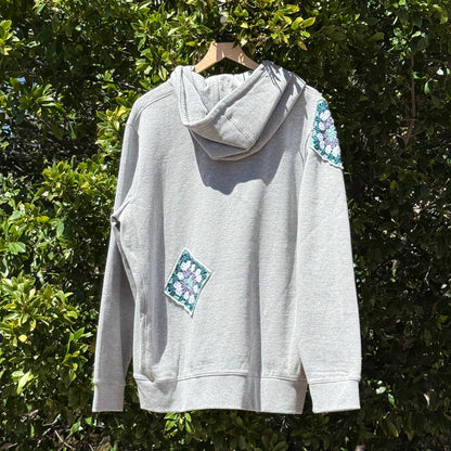 Grey with 4 Granny Squares