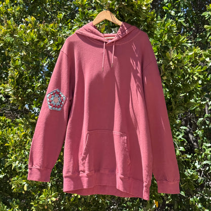 Rose Hoodie with 2 Granny Hexagons