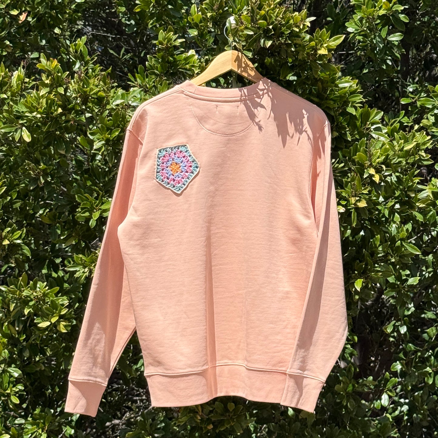 Peach with 2 Granny Pentagons